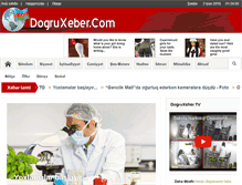 Tablet Screenshot of dogruxeber.com